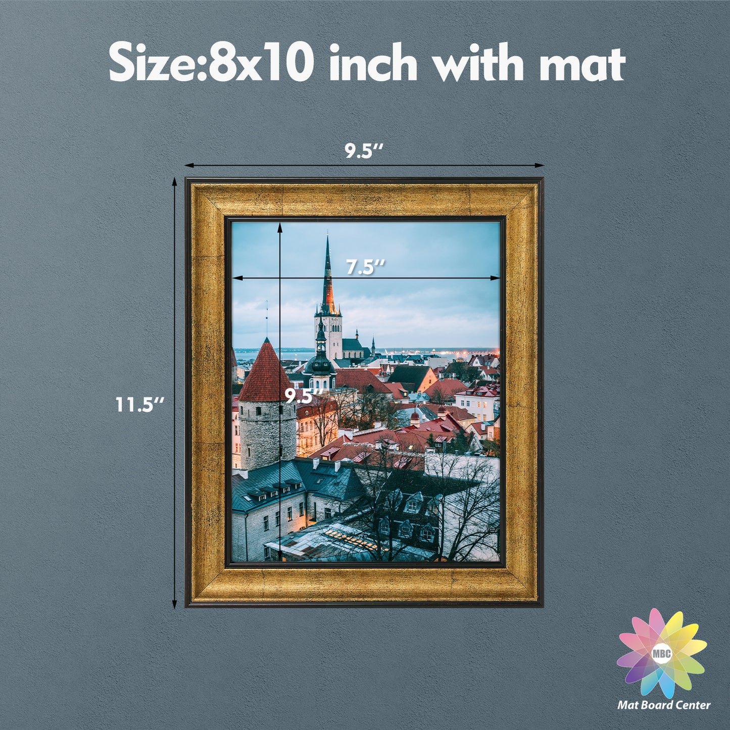 8x10 Picture Frame with Real Glass (12 Pcs Per Box)