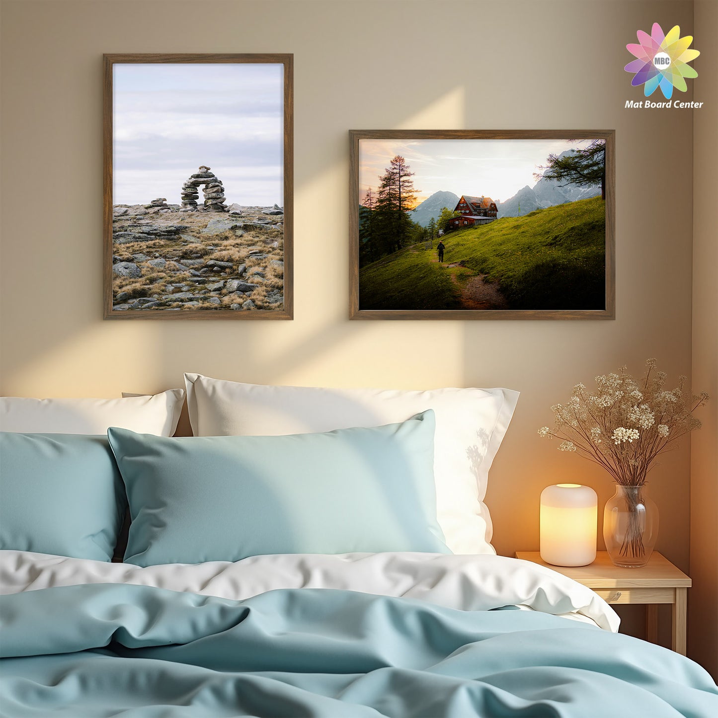 Clearance 13.6x19.7 Collage Photo Frame For Nine 4x6 Pictures With White Mat and Real Glass (8 Pcs Per Box)