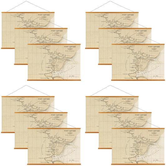 Clearance 36 Inch Wood Magnet Picture Frames (12 Pcs Per Box) Teak