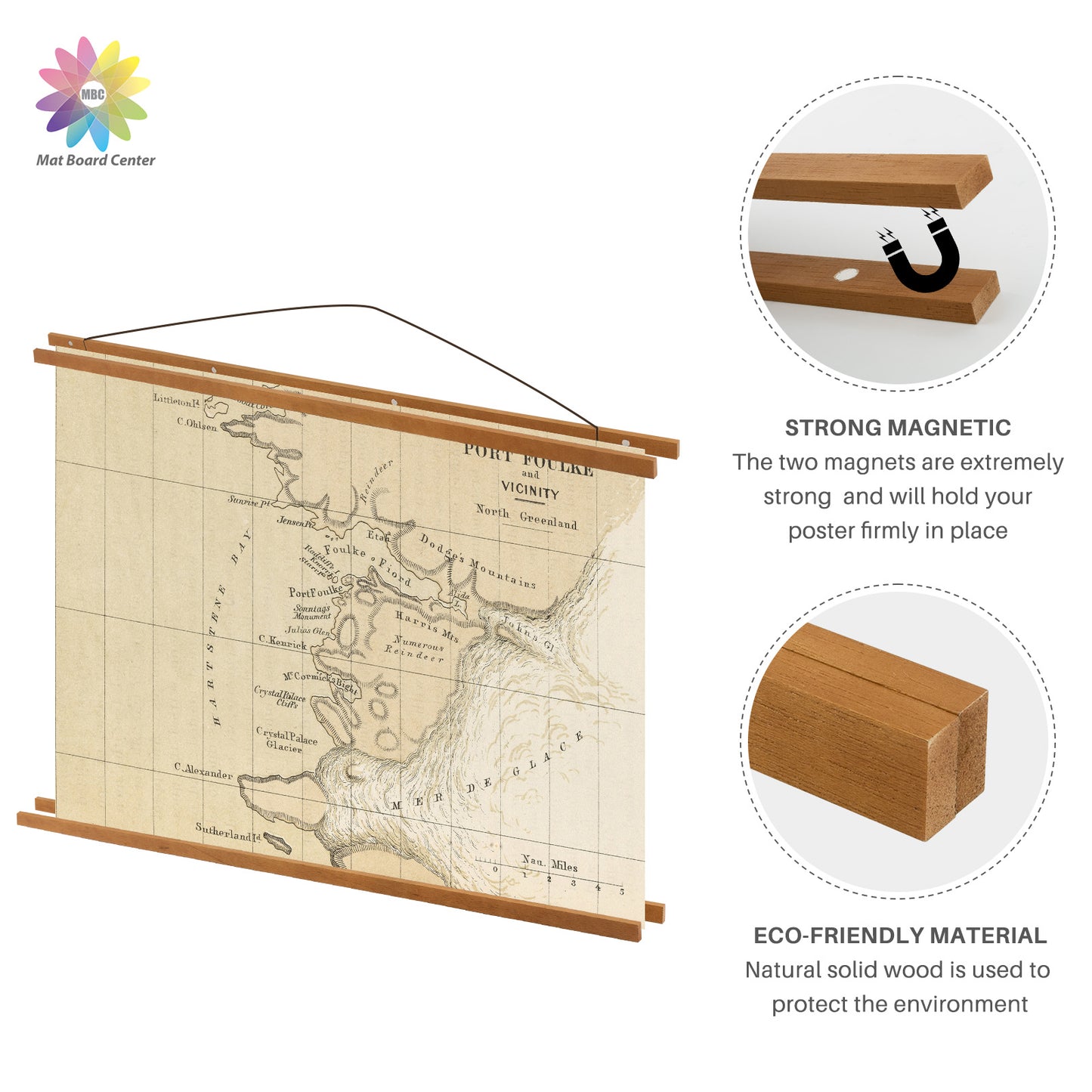 Clearance 36 Inch Wood Magnet Picture Frames (12 Pcs Per Box)