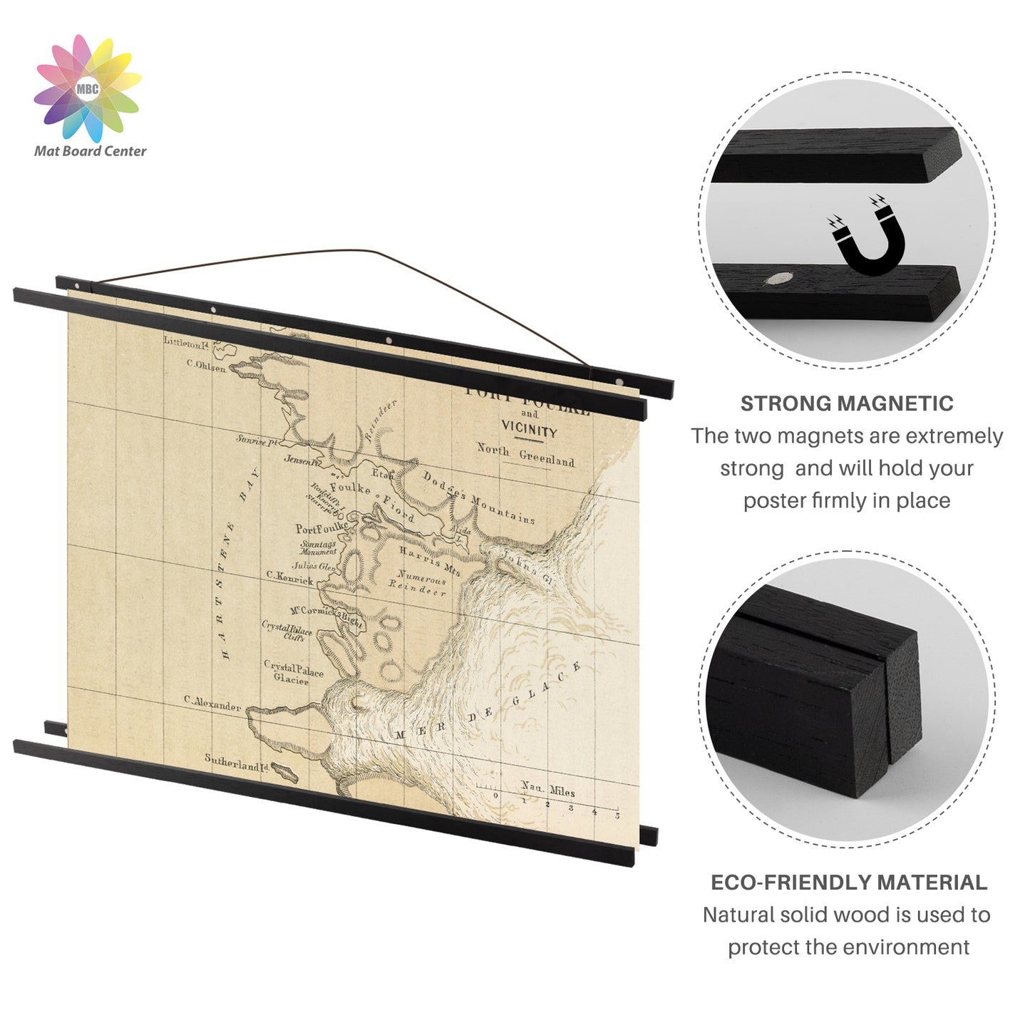 Clearance 36 Inch Wood Magnet Picture Frames (12 Pcs Per Box)