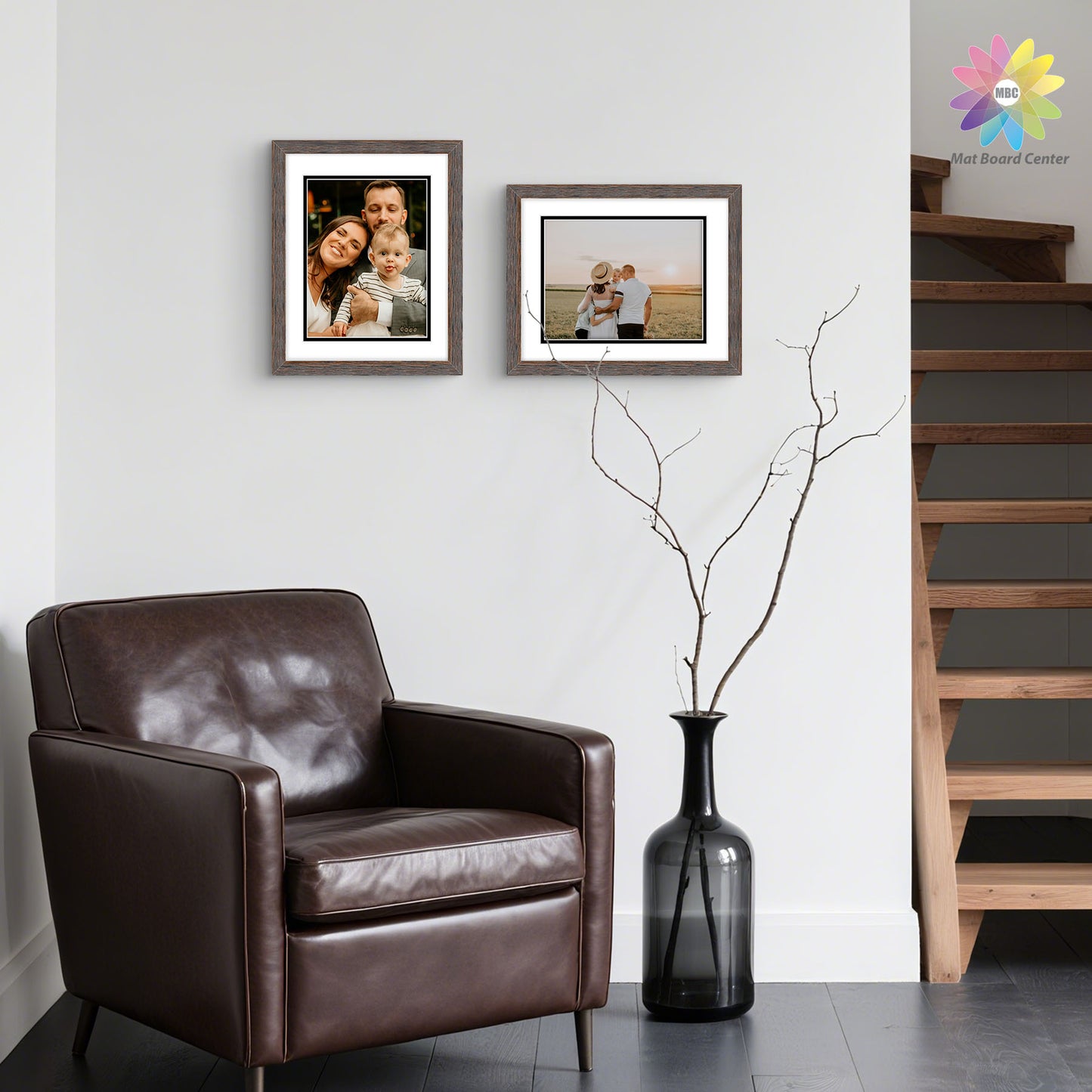 Clearance 11x14 Diploma Frame For 8.5x11 Certificate With White Over Black Double Mat (10 Pcs Per Box)