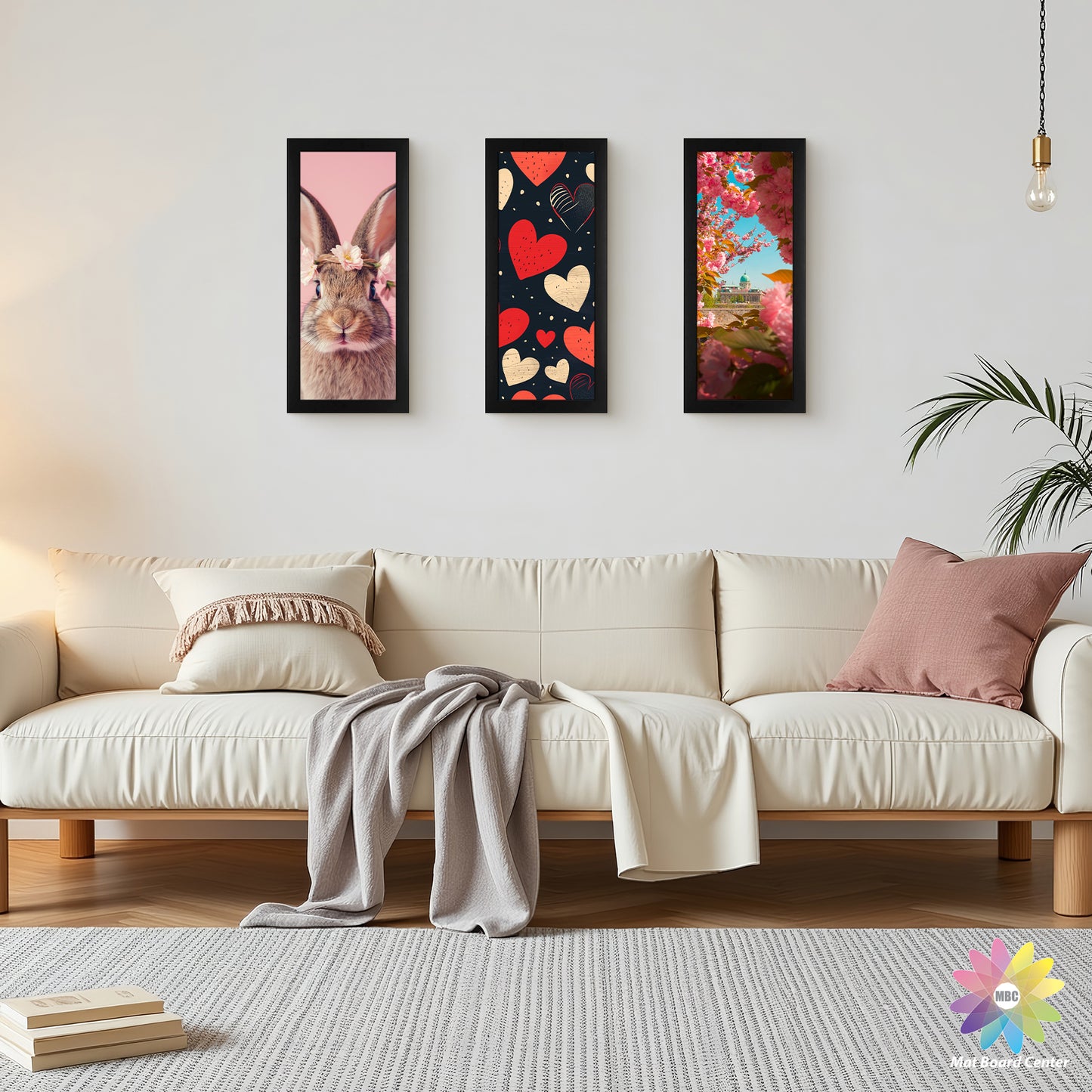 Clearance 8x20 Collage Picture Frame with White Mat Displays Four 4x6 Picture (9 Pcs Per Box)