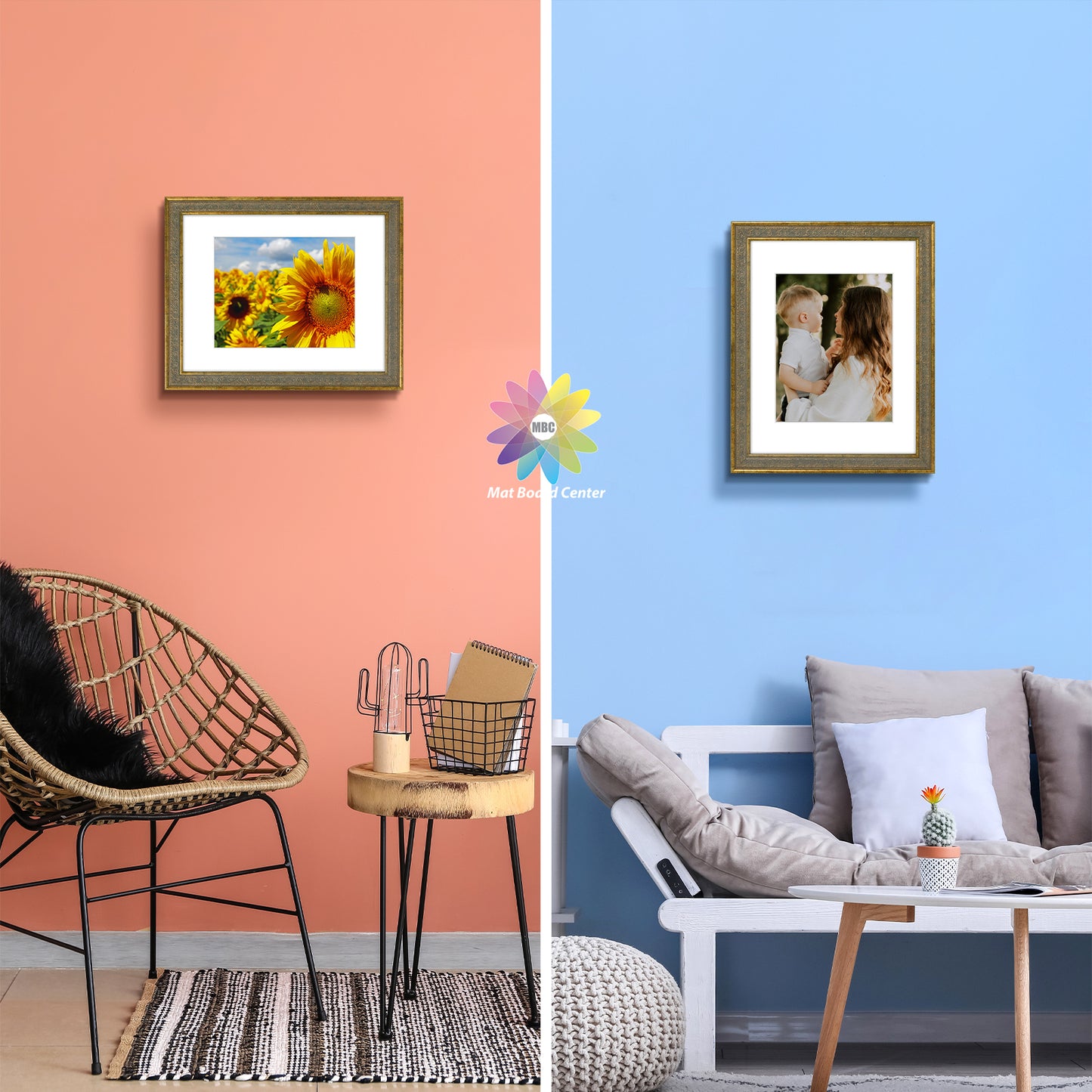 11x14 Picture Frame with White Mat for 8x10 Picture (10 Pcs Per Box)