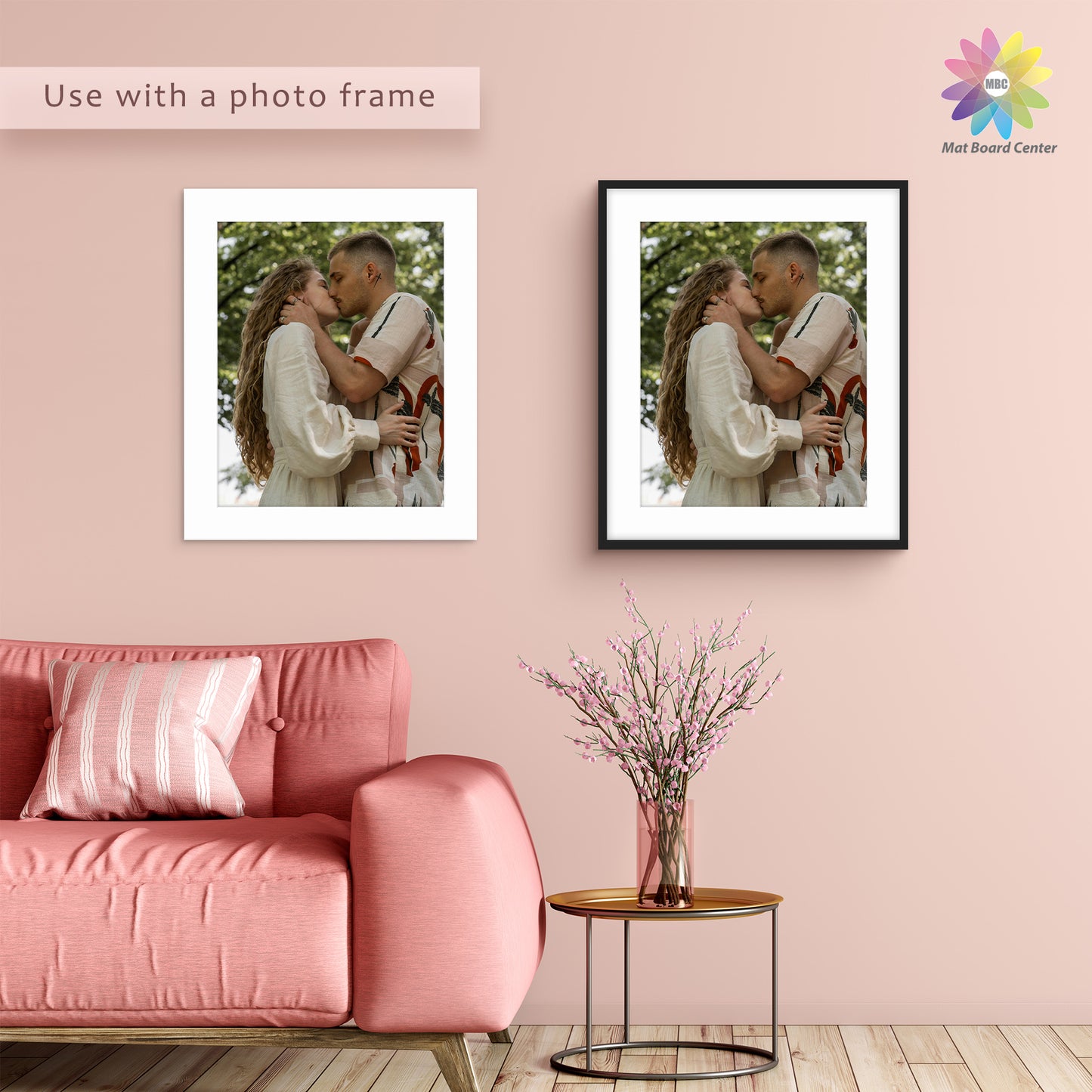 50 Pack 20x24 Whitecore Pre-Cut Mat Board for 16x20 Photo + White Foam Board + Bag