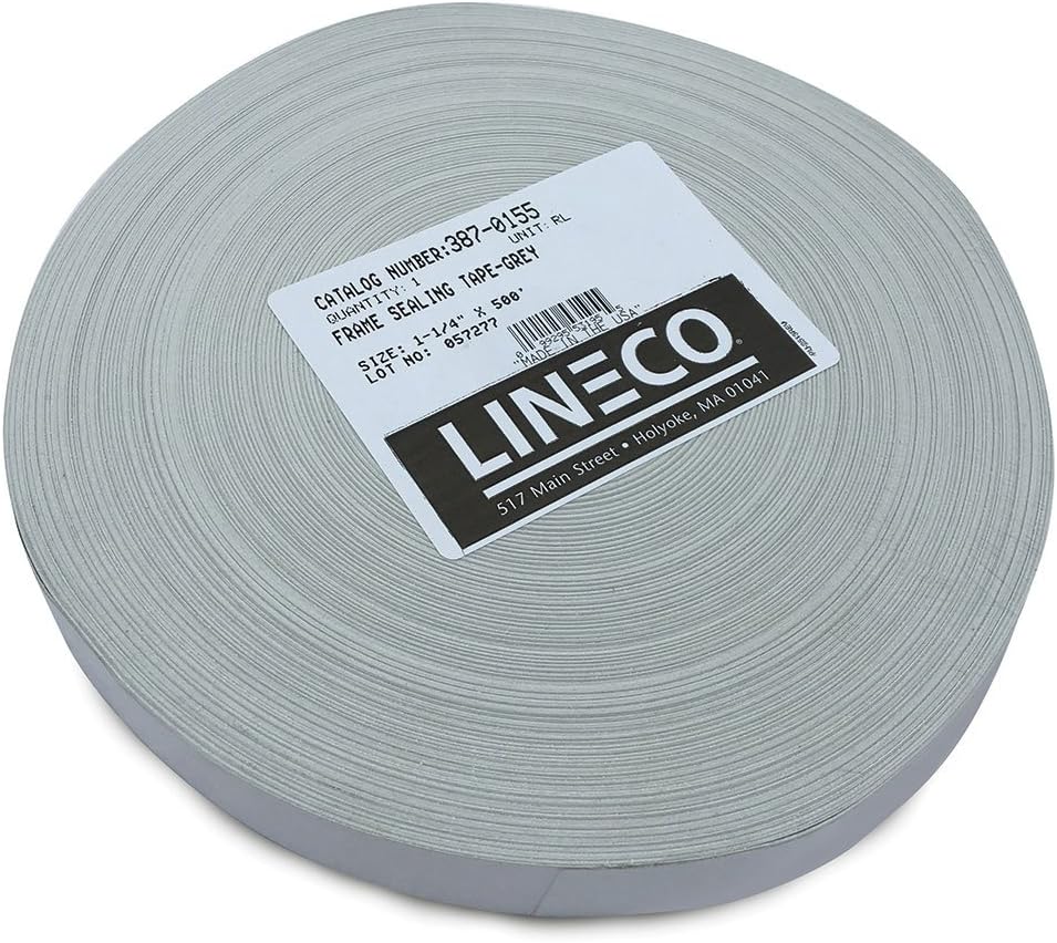 Lineco Self-Adhesive Frame Sealing Tape, for Frame Sealing DIY, Crafts, Frame Backing for Sturdy Design and Debris Prevention (Blue/Gray) 1.25 in. x 500 ft.