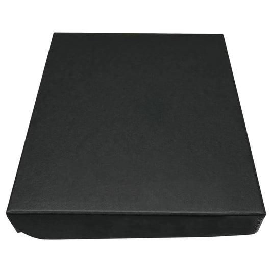 Lineco Black Clamshell Archival Folio Storage Box 1.75 inches Depth