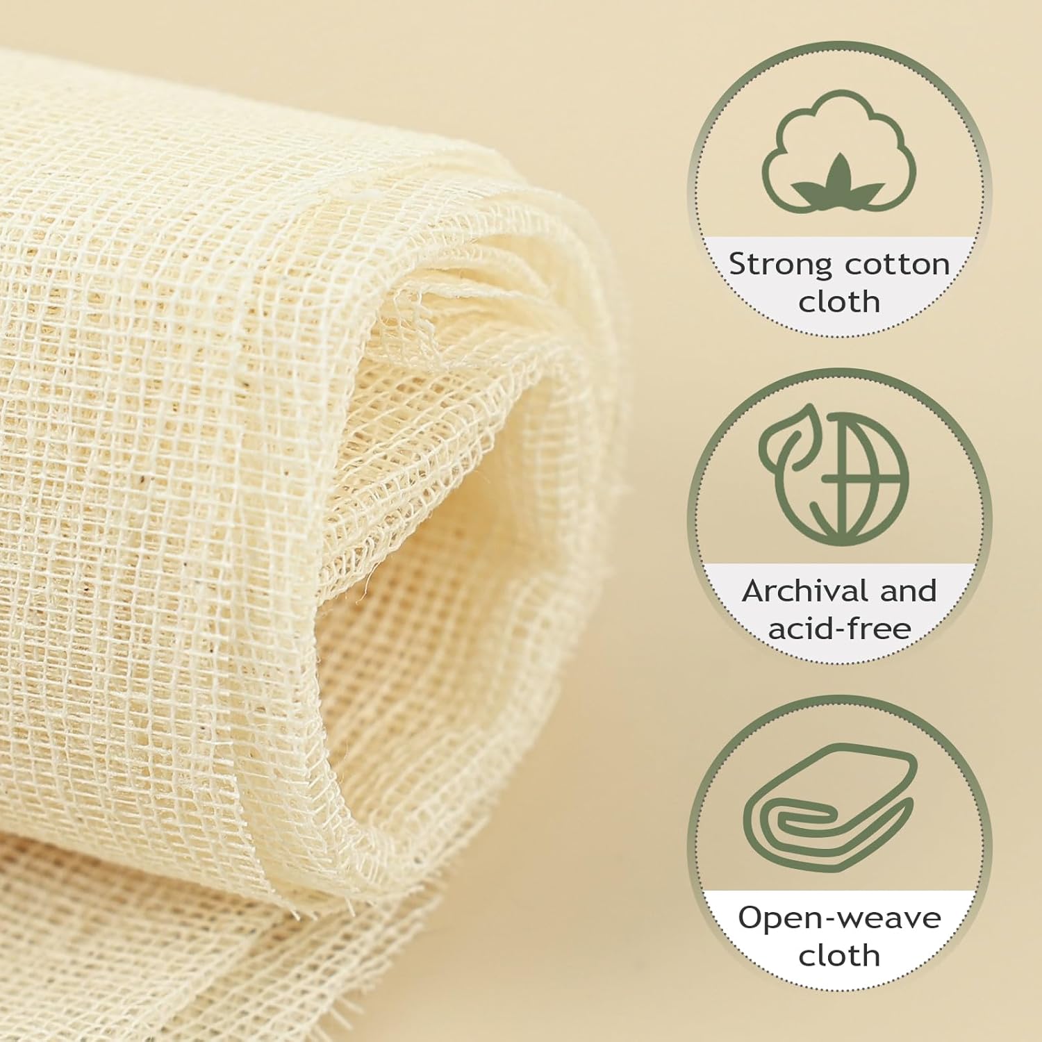 Lineco Cotton Cloth for Bookbinding 18x30 inches