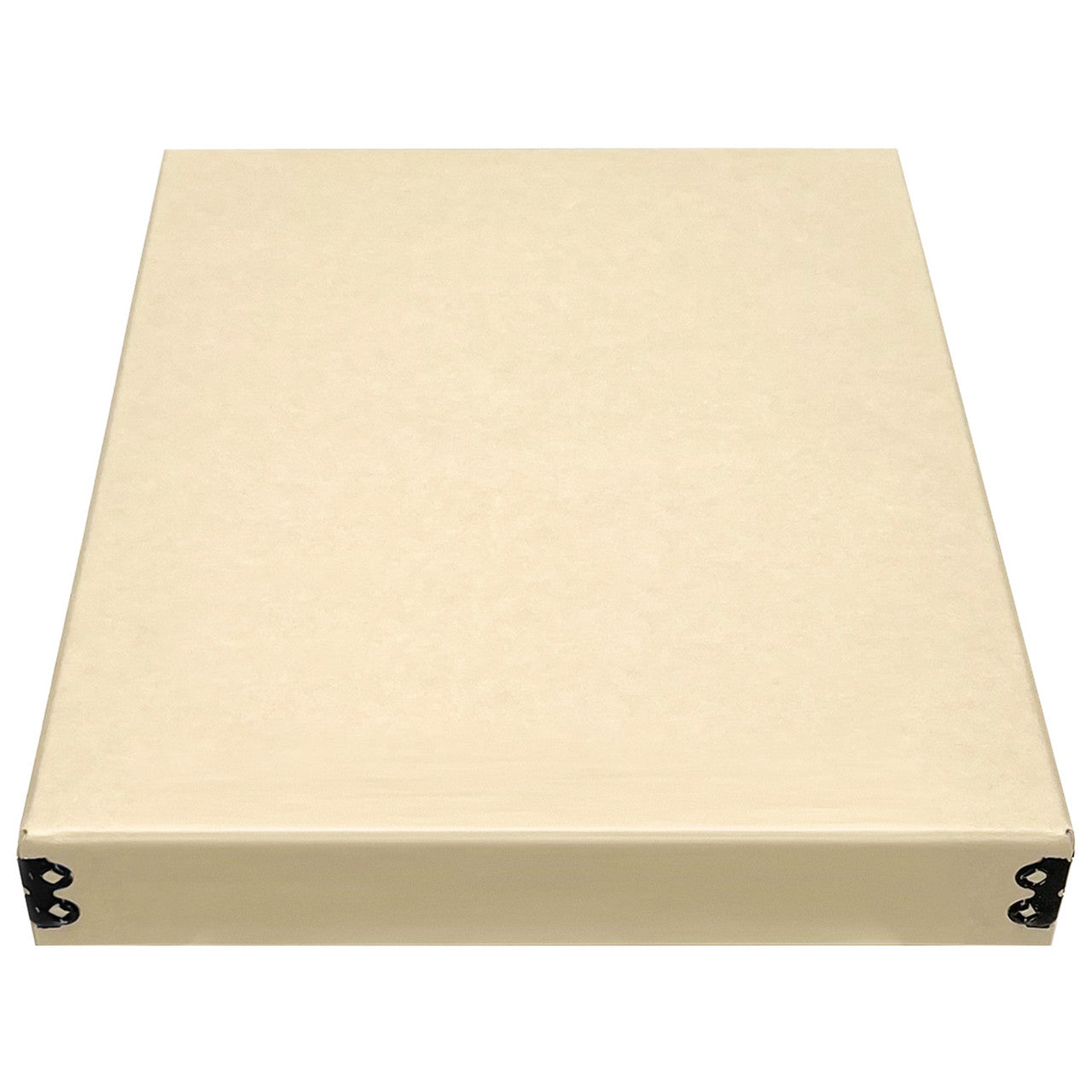 Lineco Tan 1.5 Inches Deep Museum Storage Box Archival Acid Free with Metal Edge