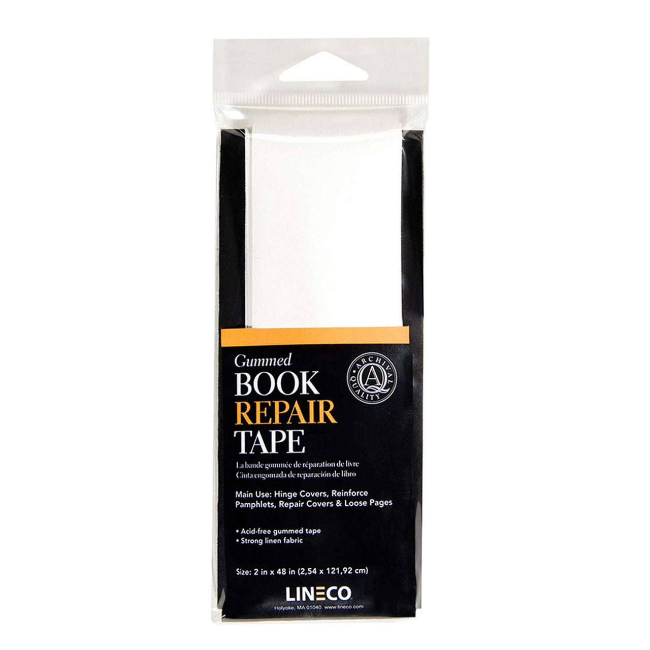 Lineco Gummed Book Repair Tape White 2 in. x 48 in.