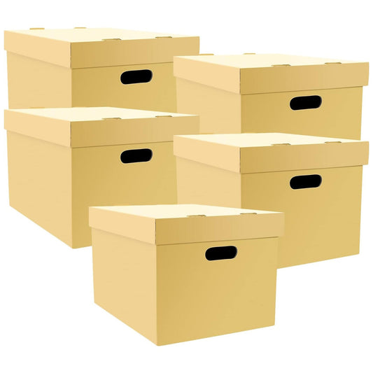 12x15x10 inches Archival Storage Cartons (5 Pack)