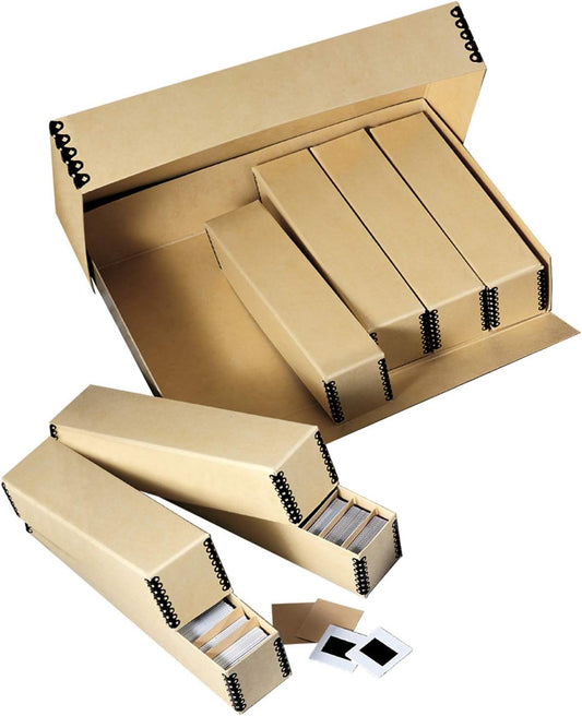Lineco 15.5 x 11.5 x 3 Inches Archival Slide Storage Case