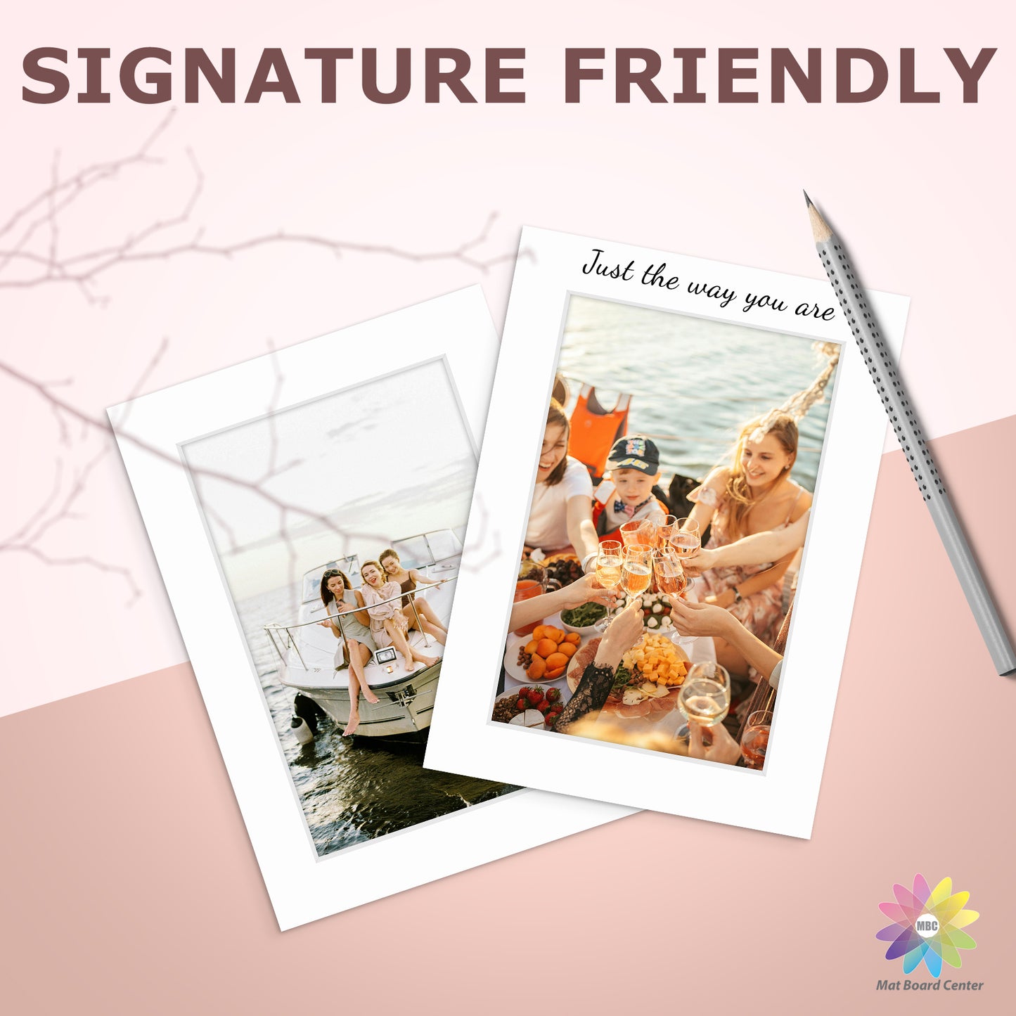 5x7 Economy Pre-Cut Mat For 4x6 Picture-Pack of 100