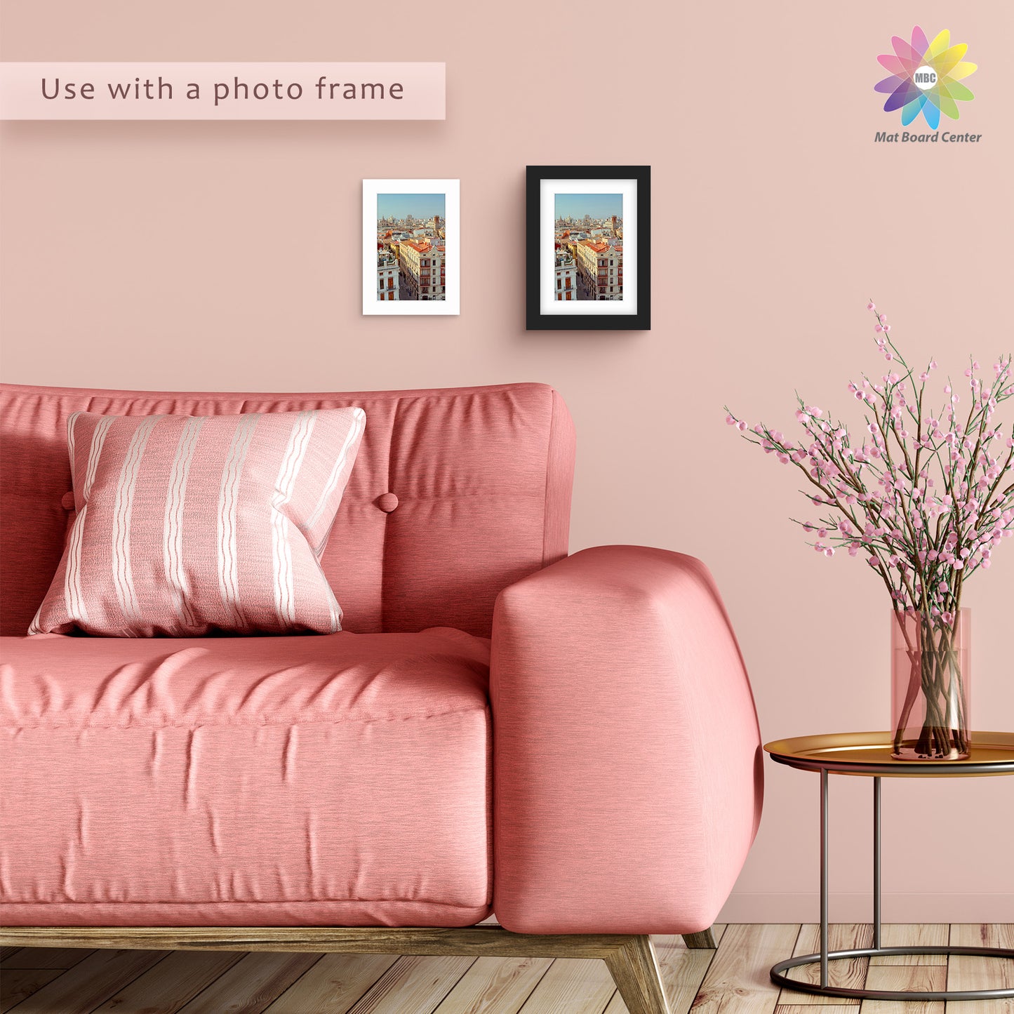 5x7 Economy Pre-Cut Mat For 4x6 Picture-Pack of 100