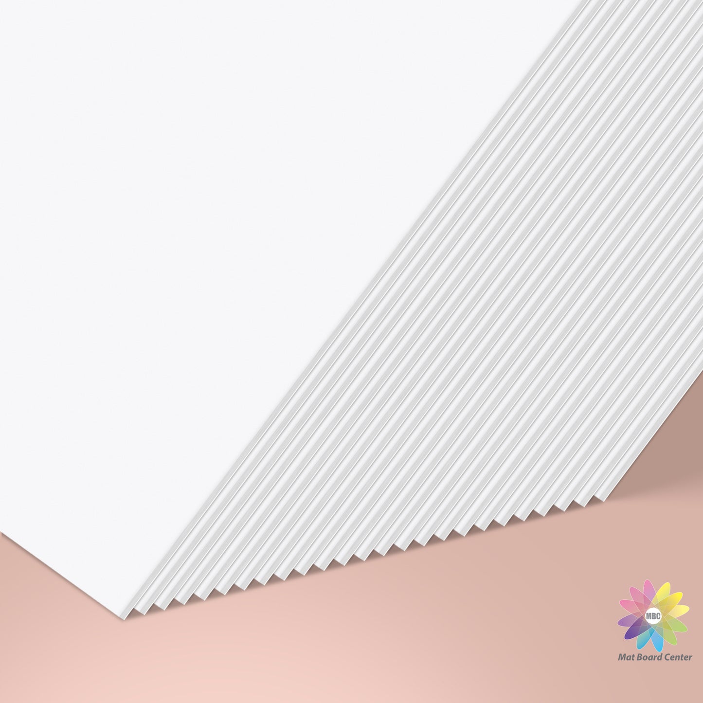 8x10 Uncut Mat Boards - Pack of 100
