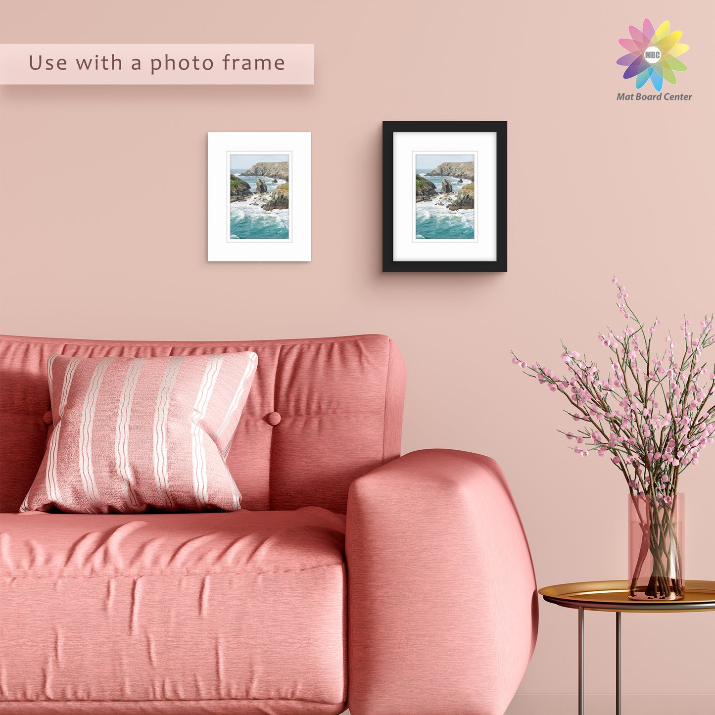 8x10 Double Mat For 5x7 Photos - Pack of 100