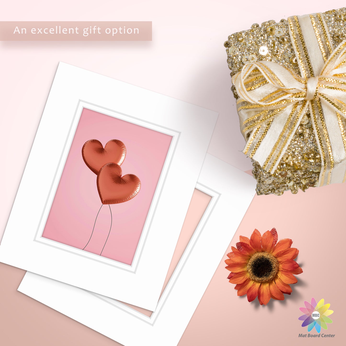8x10 Double Mat For 5x7 Photos - Pack of 100