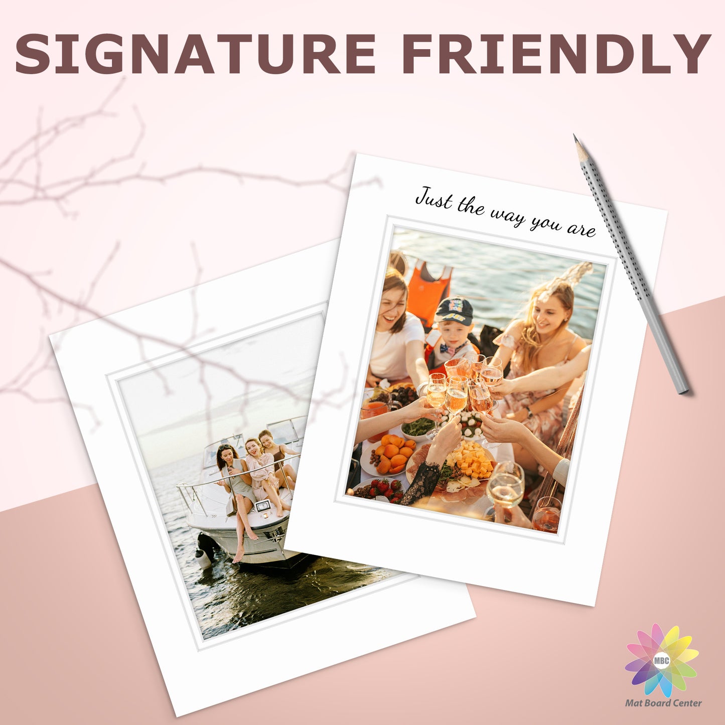 11x14 Double Mat For 8x10 Photos - Pack of 50