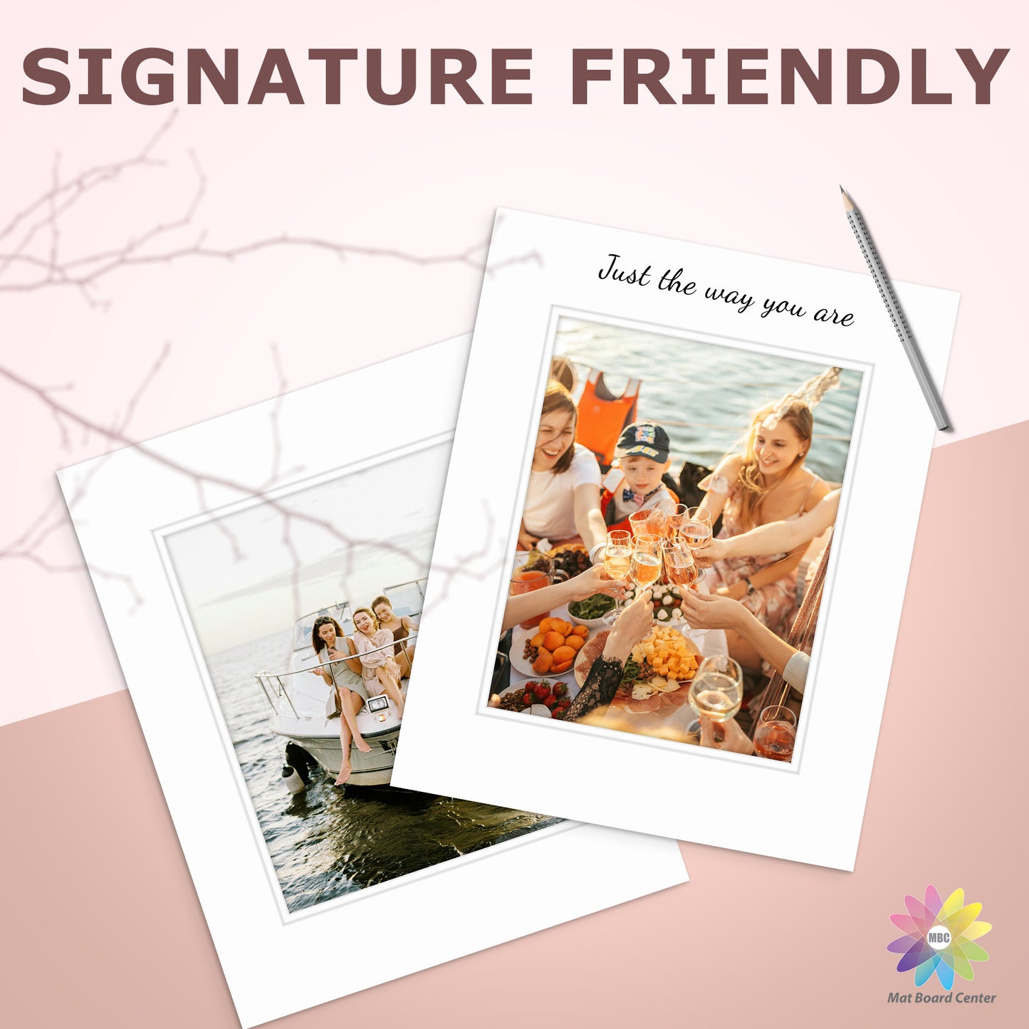 16x20 Economy Pre-Cut Double Mat For 11x14 Photo-Pack of 100