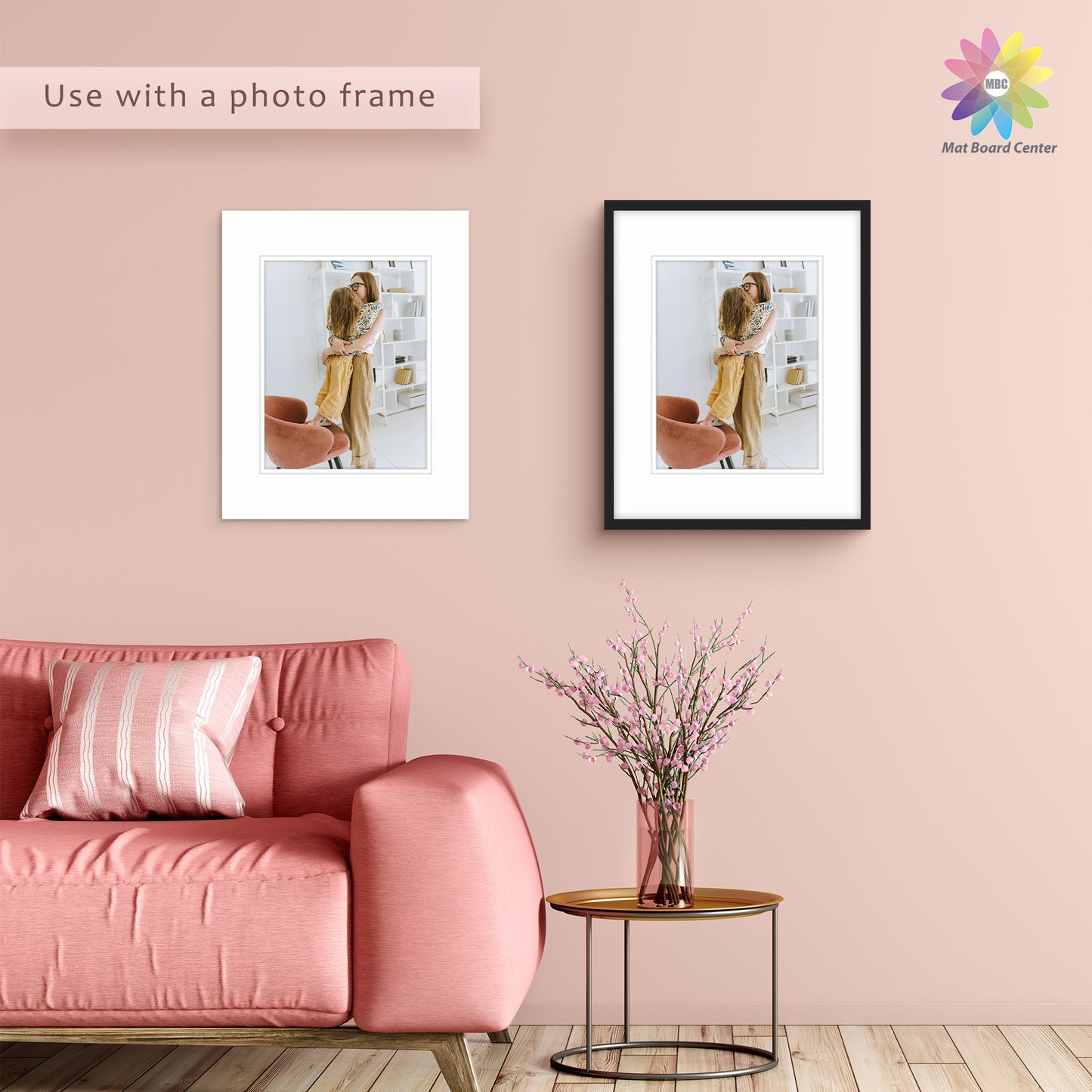 16x20 Economy Pre-Cut Double Mat For 11x14 Photo-Pack of 100