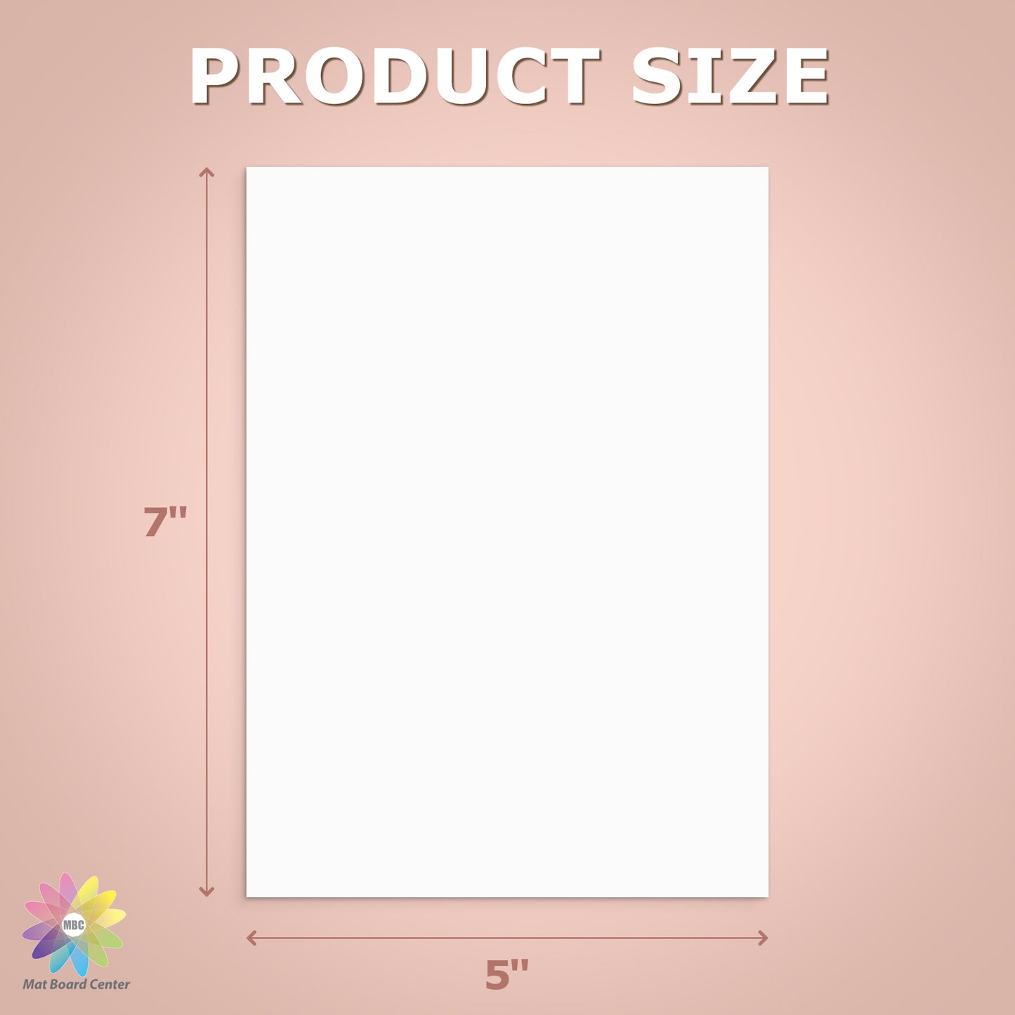 White Backing Board-Pack of 25