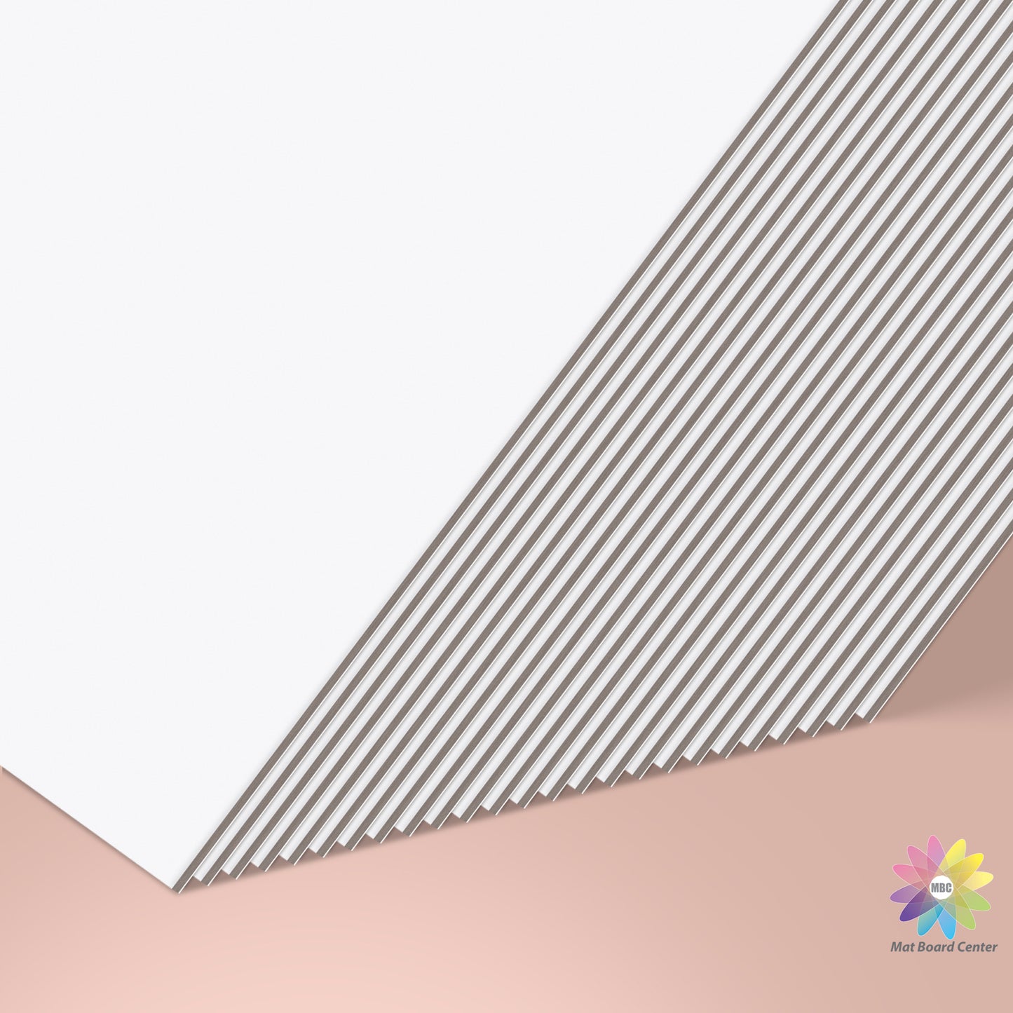 White Backing Board-Pack of 25
