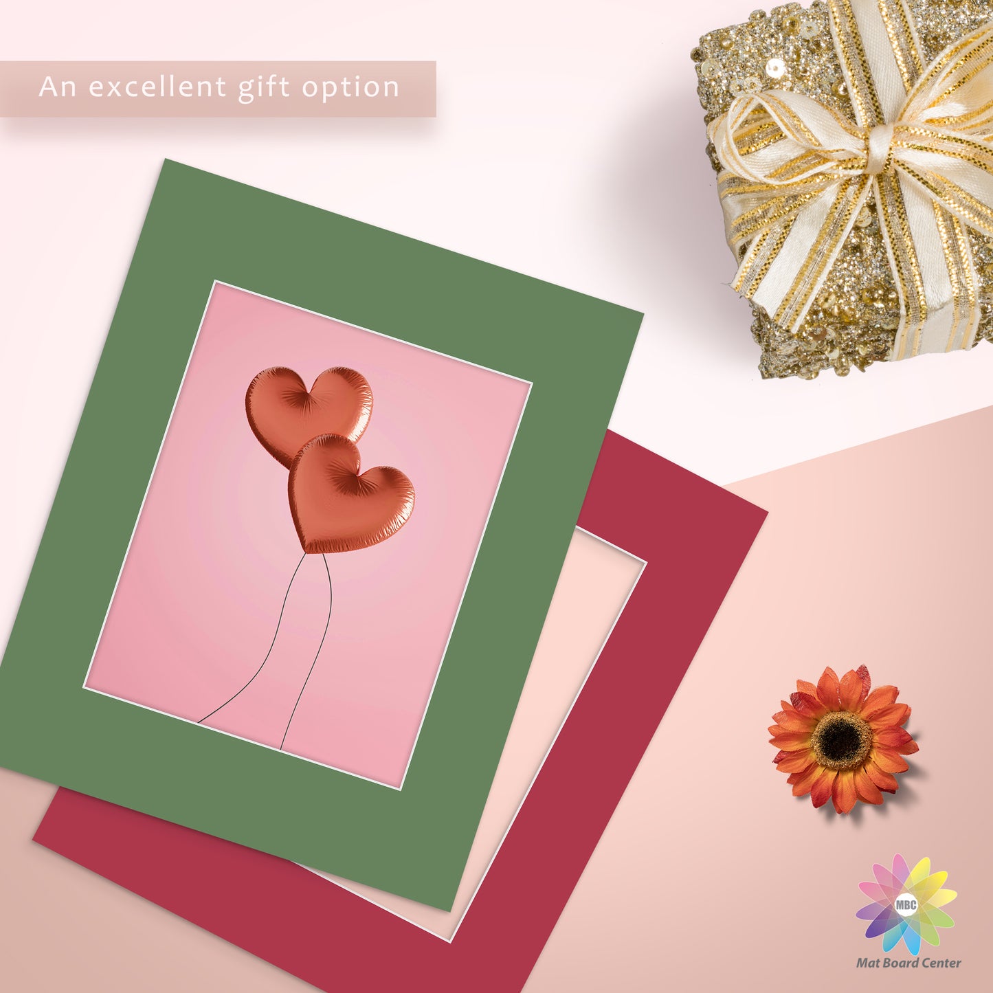 25 Pack 16x20 Whitecore Economy Pre-Cut Mix Color Mat for 11x14 Photo