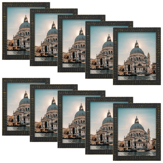 8x10 Wood Frame with Plexiglass (10 Pcs Per Box)