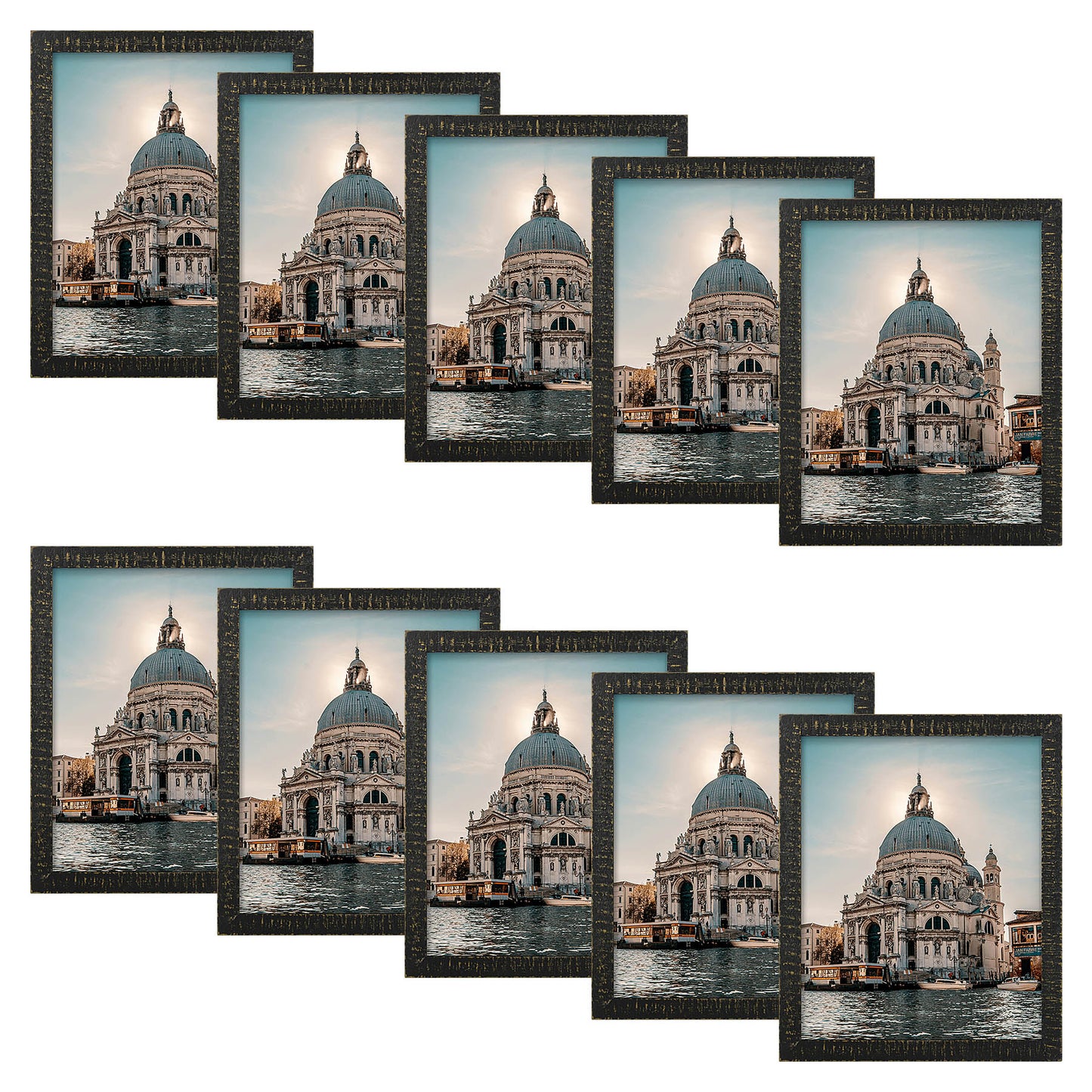 11x14 Wood Frame with Plexiglass (10 Pcs Per Box)