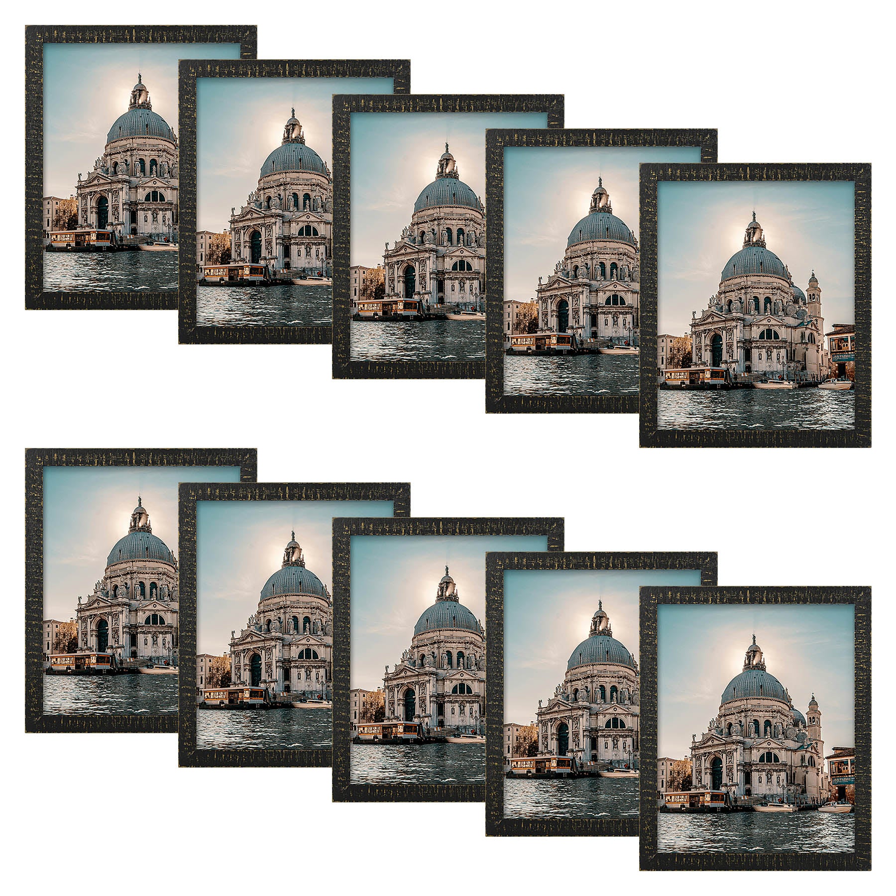 11x14 Wood Frame with Plexiglass (10 Pcs Per Box)