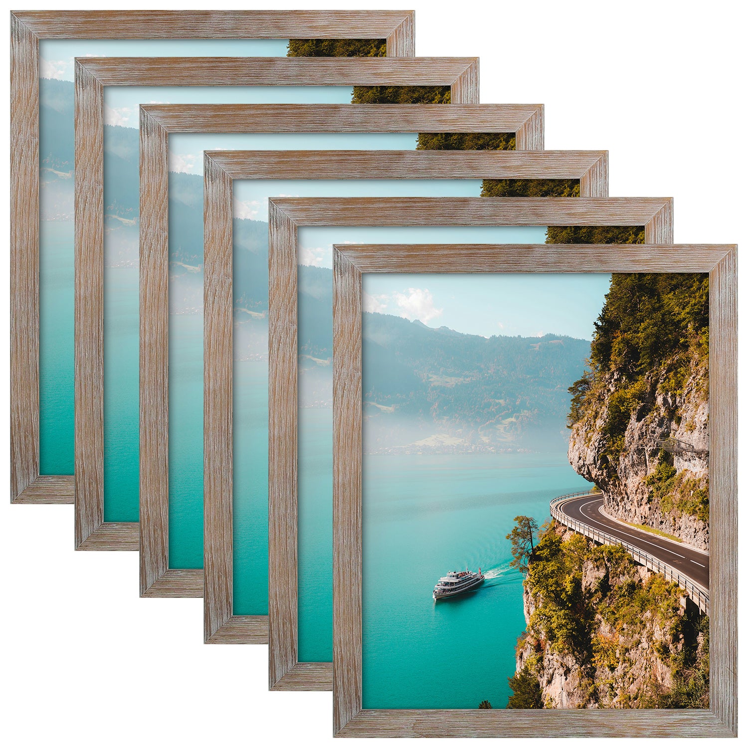 Clearance 16x20 Poster Frame with Plexiglass Rustic Grey (6 Pcs Per Box)