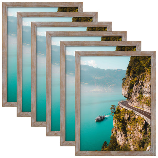 Clearance 18x24 Poster Frame with Plexiglass Rustic Grey (6 Pcs Per Box)