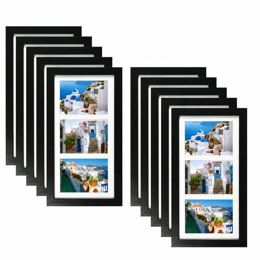 7x14 Collage Picture Frames for Three 4x6 Pictures Wood Frame(10 Pcs per Box)