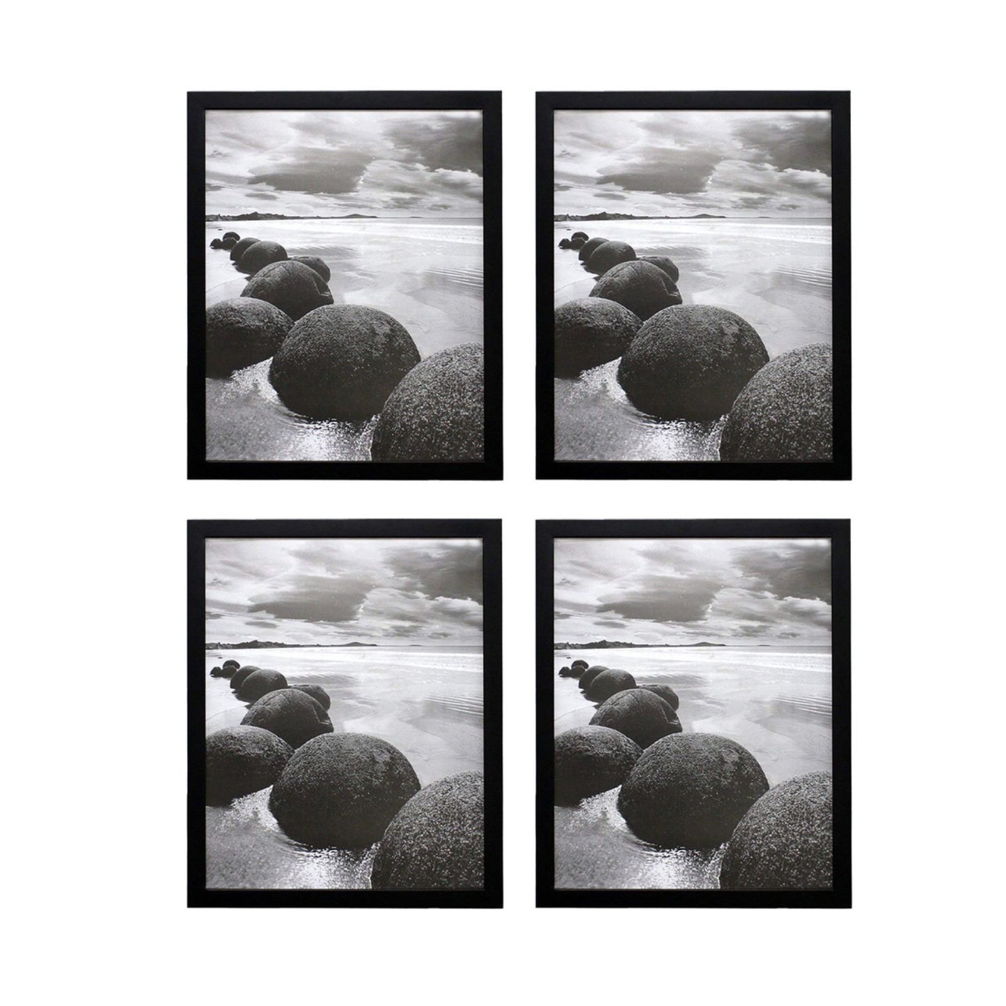 16x20 Wood Frame for 16x20 Picture(4 Pcs per Box) Black