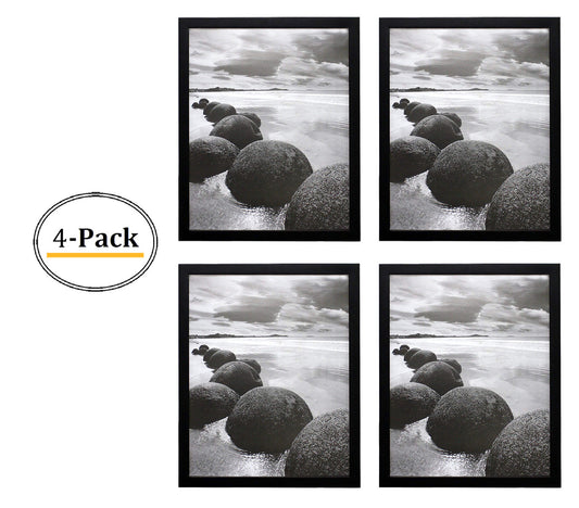 16x20 Wood Frame for 16x20 Picture(4 Pcs per Box) Black