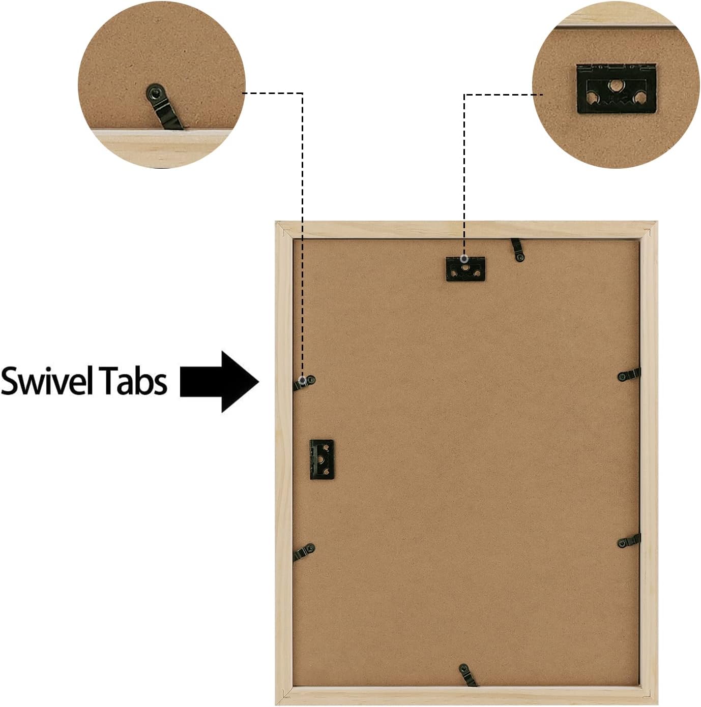 11x14 Wood Frame for 8x10 Picture White (10 Pcs per Box)