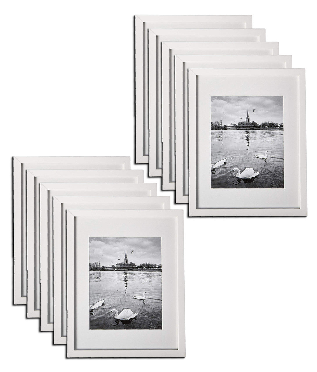 11x14 Wood Frame for 8x10 Picture White (10 Pcs per Box)