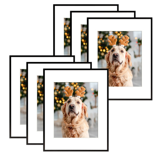 11x14 Aluminum Frame for 8x10 Picture (6 Pcs per Box) Black