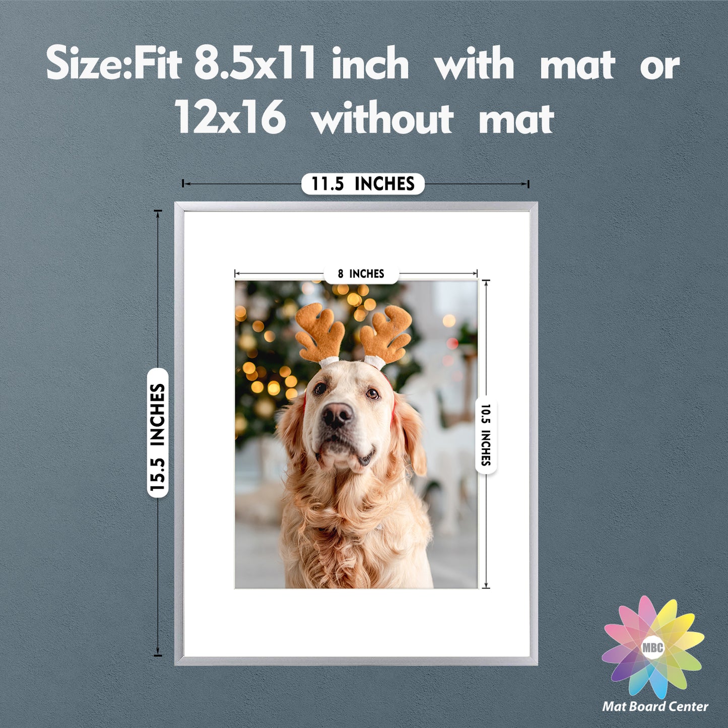 12x16 Aluminum Frame for 8.5x11 Picture (6 Pcs per Box)