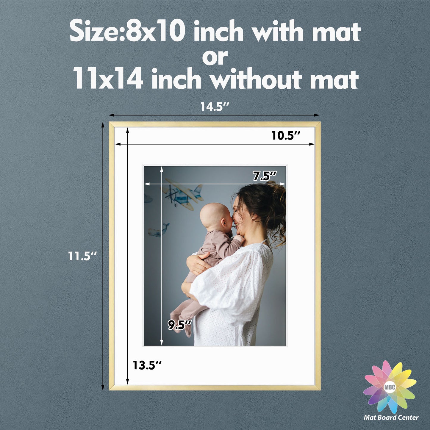 11x14 Aluminum Frame for 8x10 Picture (6 Pcs per Box)