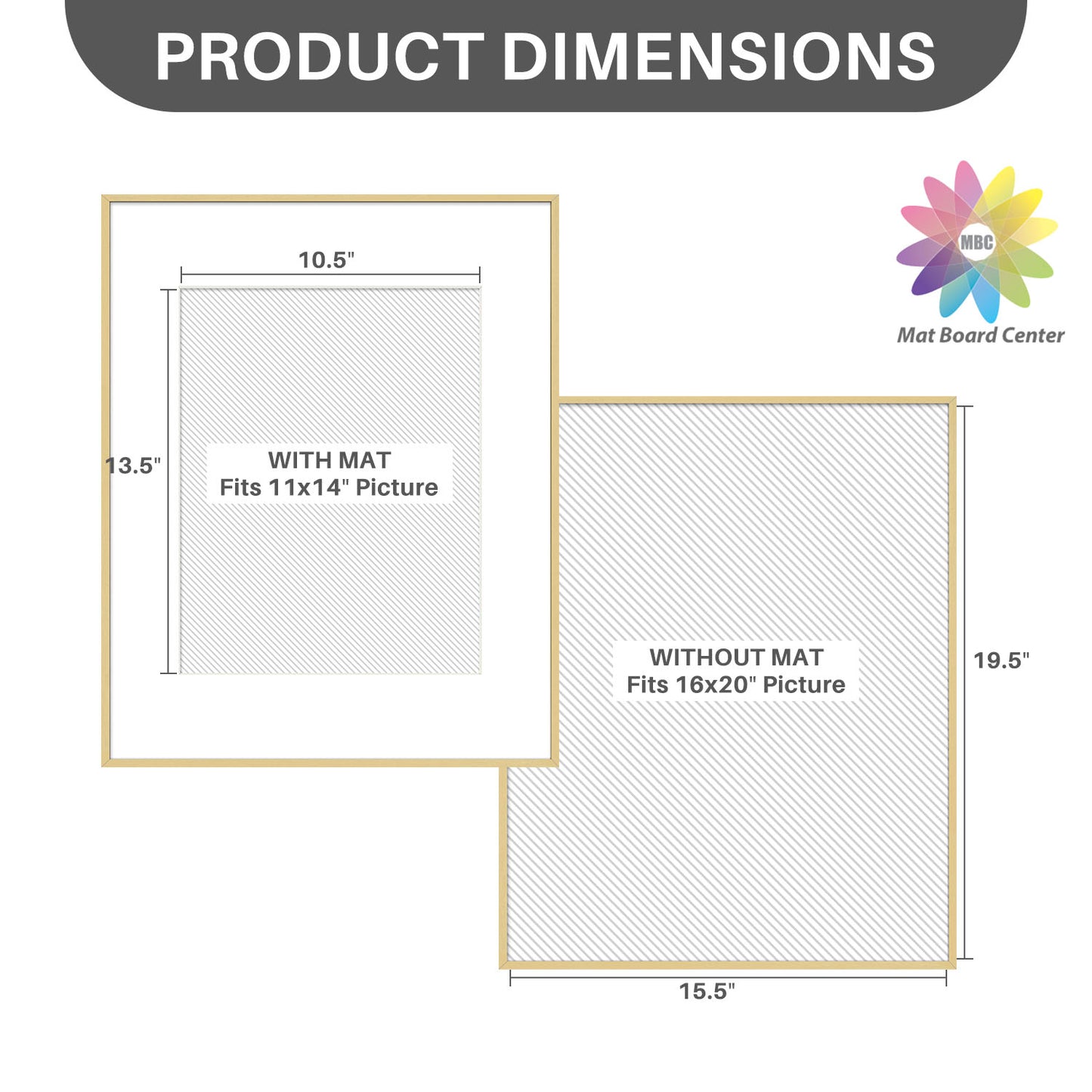 16x20 Aluminum Frame for 11x14 Picture (6 Pcs per Box)