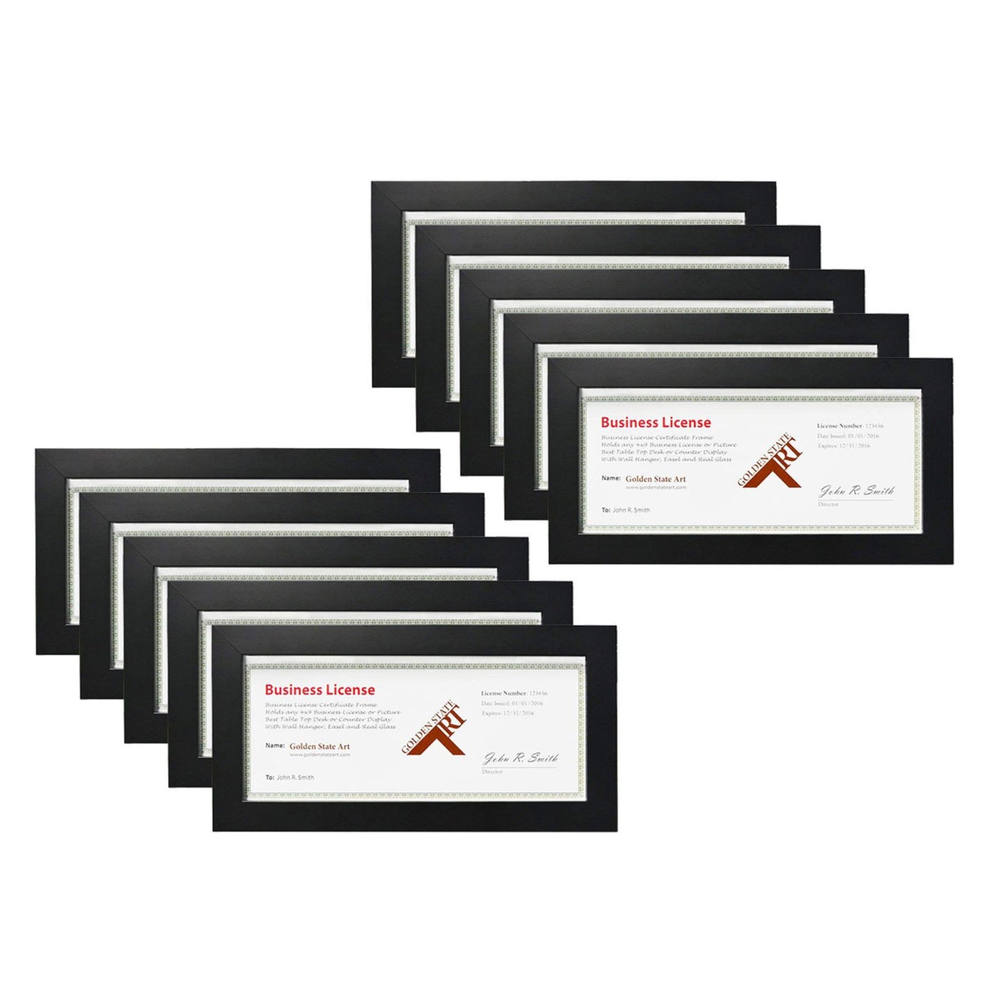 4x9 Frame for 4x9 Picture Black Wood (10 Pcs per Box)
