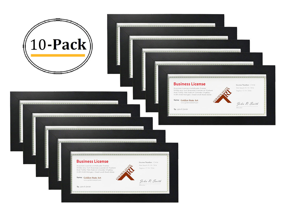 4x9 Frame for 4x9 Picture Black Wood (10 Pcs per Box)– Mat Board Center