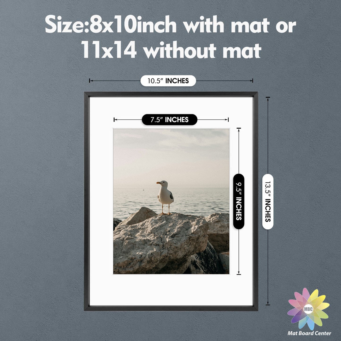 11x14 Aluminum Frame for 8x10 Picture Satin Finish (6 Pcs per Box)