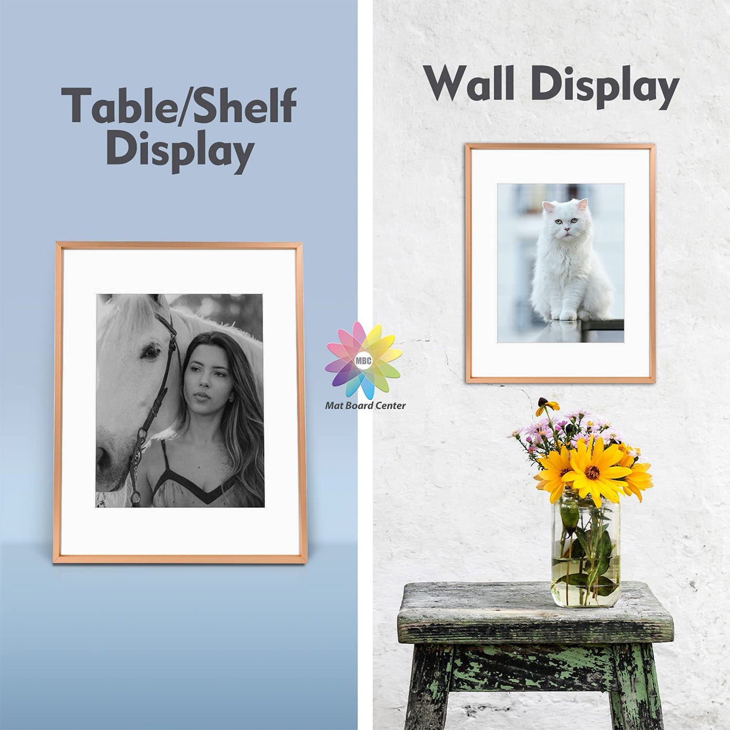 11x14 Aluminum Frame for 8x10 Picture Satin Finish (6 Pcs per Box)