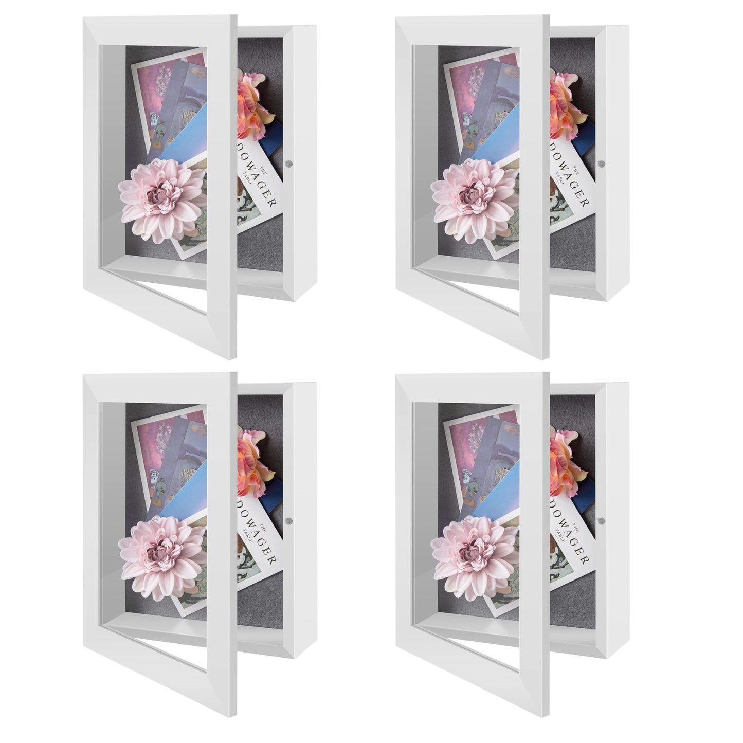 8x10.5 Shadow Box Frame (4 Pcs per Box) White