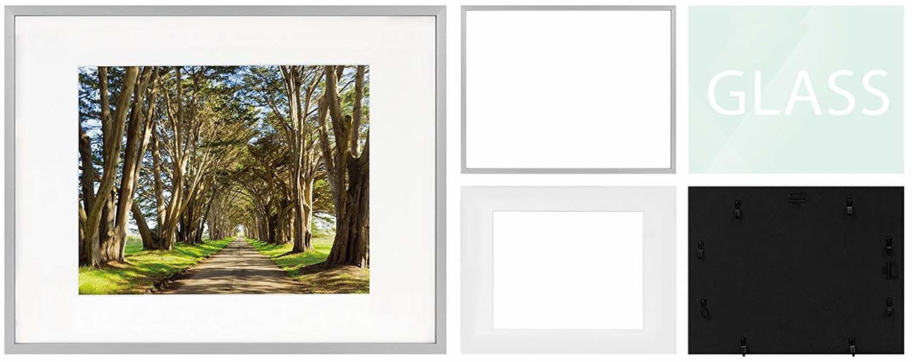 11x14 Frame for 8x10 Picture Silver Aluminum, Shiny Brushed (6 Pcs per Box)