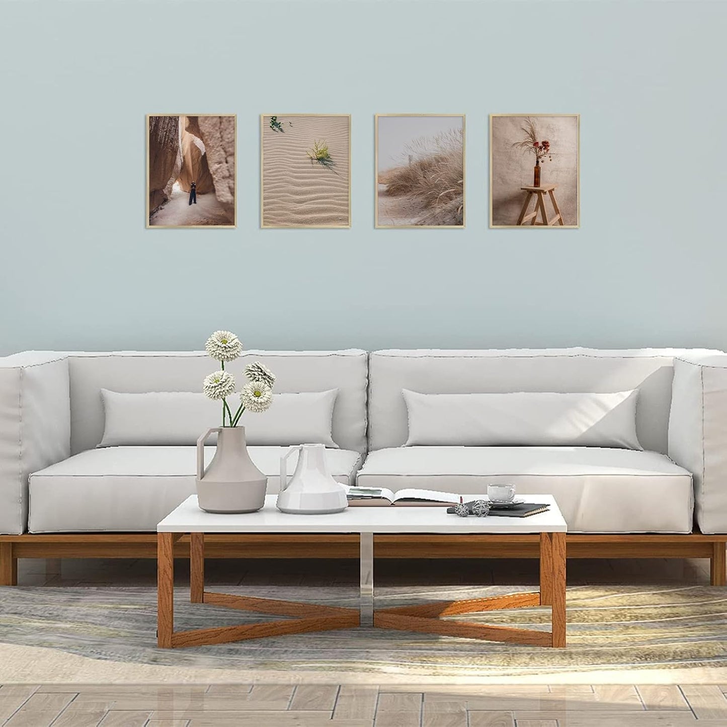 11x14 Aluminum Frame for 8x10 Picture with Ivory Mat Gold Color (6 Pcs per Box)