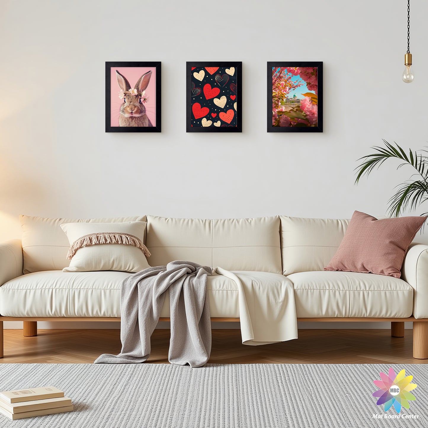 8.5x11 Black Wood Picture Frame for Two 5x7 Photos (10 Pcs Per Box)