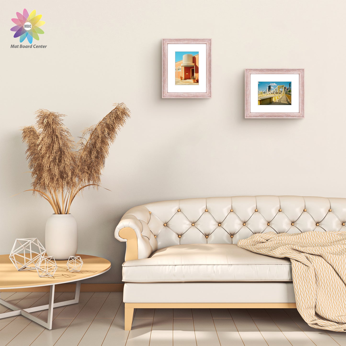 8x10 Picture Frame with White Mat and Plexiglass (10 Pcs Per Box)